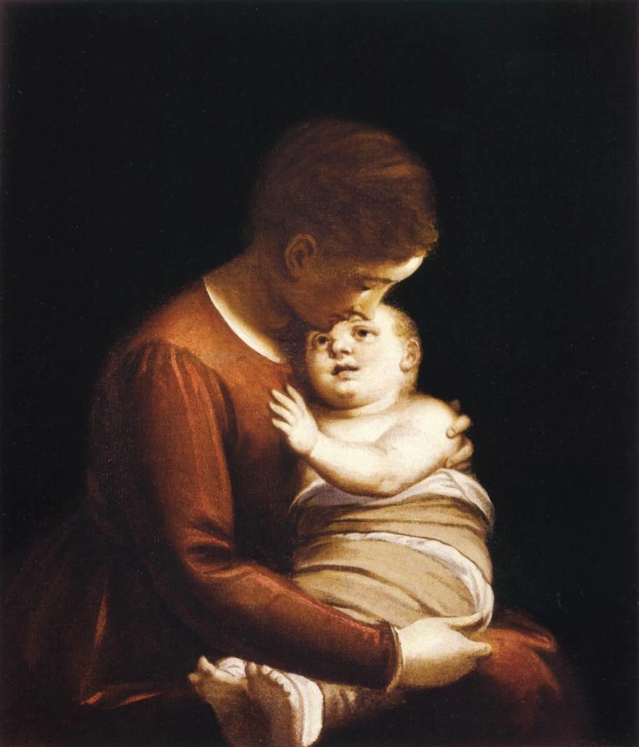 Madonna col Bambino in fasce - Accademia ligustica di Belle Arti